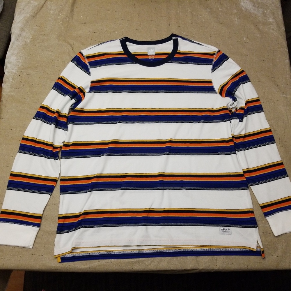 Adidas Skateboarding Yarn Dyeshirt Men's sz. XXL